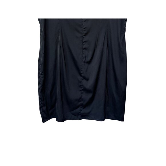 Y2K Corset Mini Dress 1X Satin Fairy Grunge Witchy Whimsigoth Vamp Lace Up - Picture 6 of 9